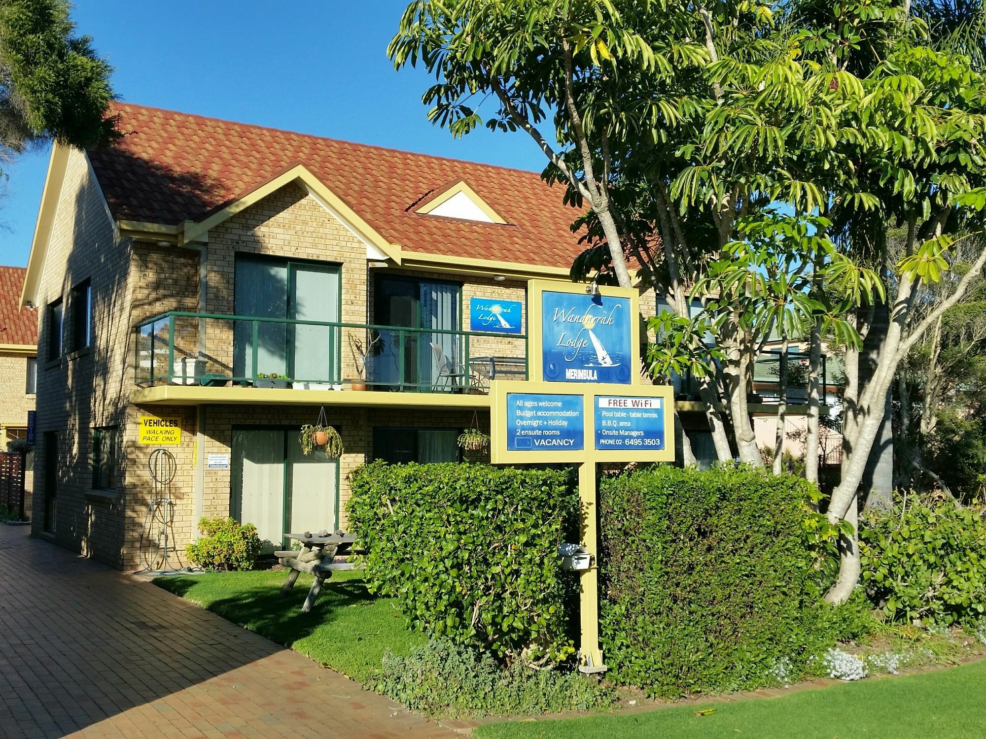 Wandarrah Lodge Hostel Merimbula Exterior foto